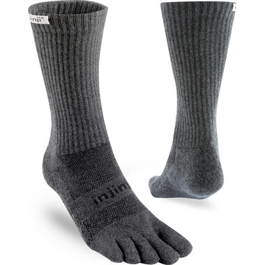 Socken INJINJI TRAIL MIIDWEIGHT CREW Grau 0